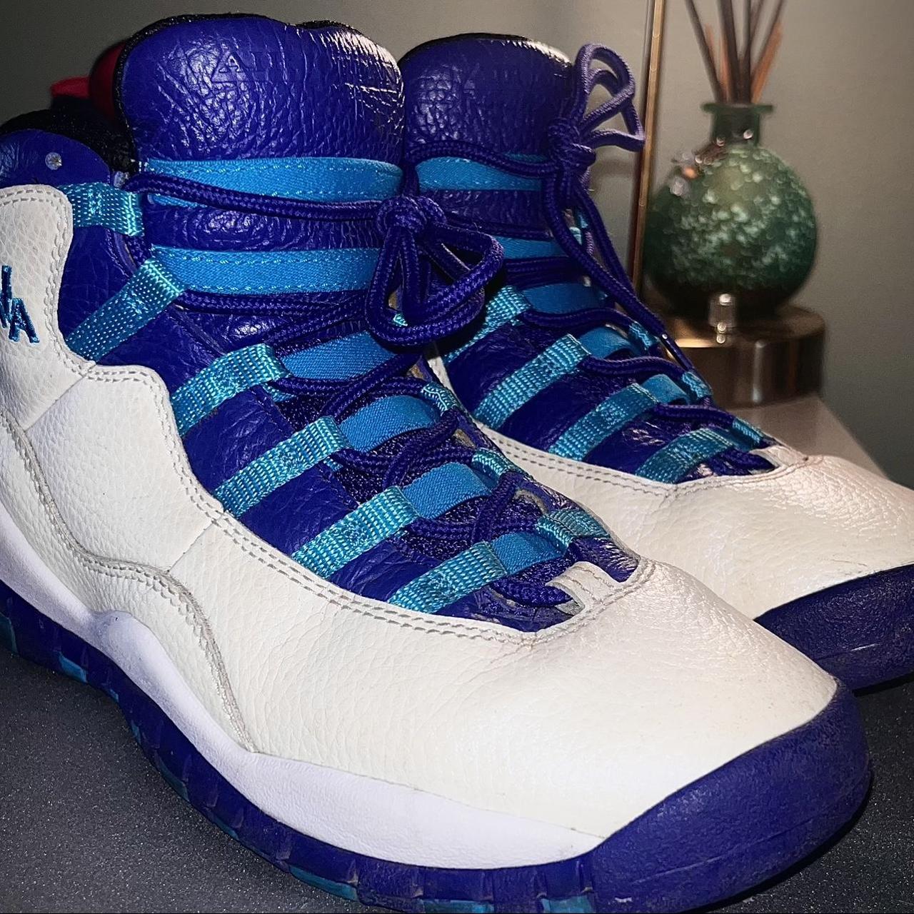 Air Jordan 10 retro “charlotte hornets” 2016... - Depop