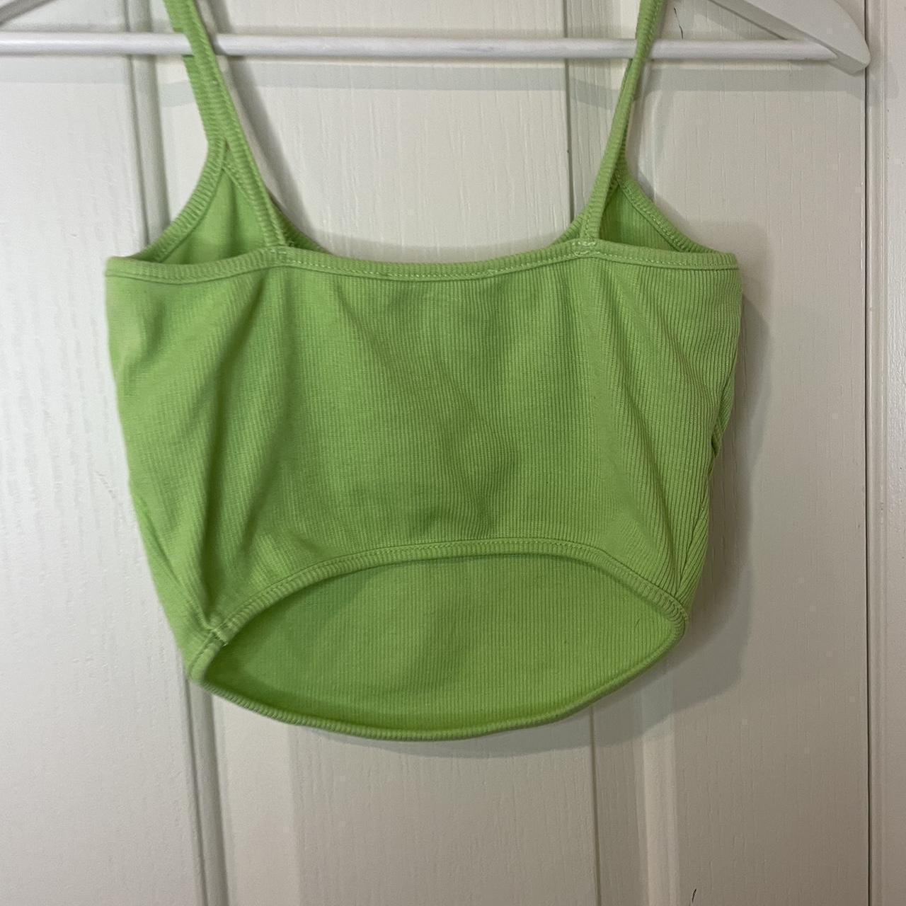 Lime green 2024 spaghetti strap top