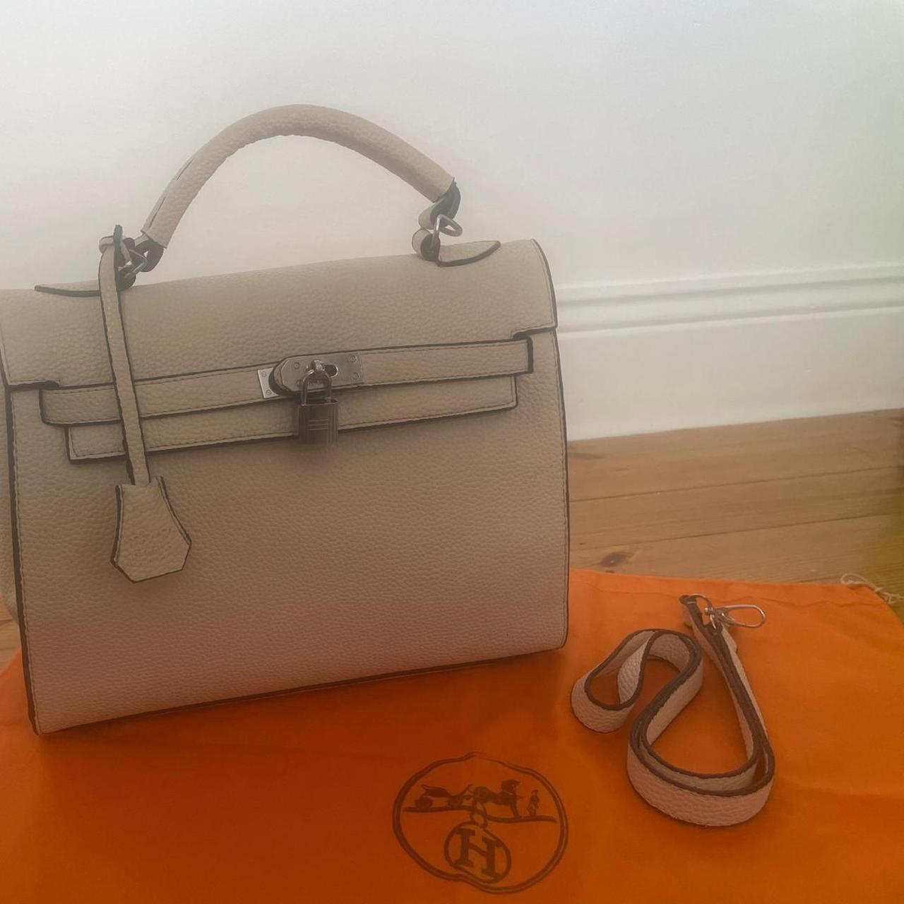 Large cream Kelly bag Brand new Dust bag and long... Depop