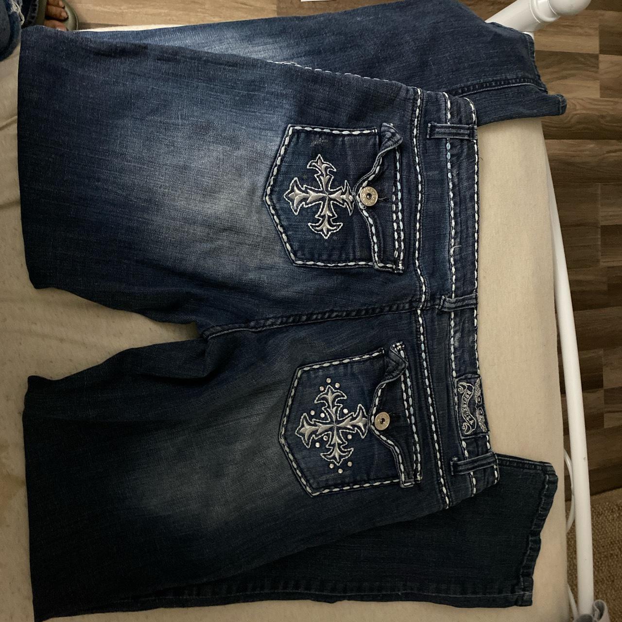 Reflex Premium Y2k 2000s bedazzled jeans, No