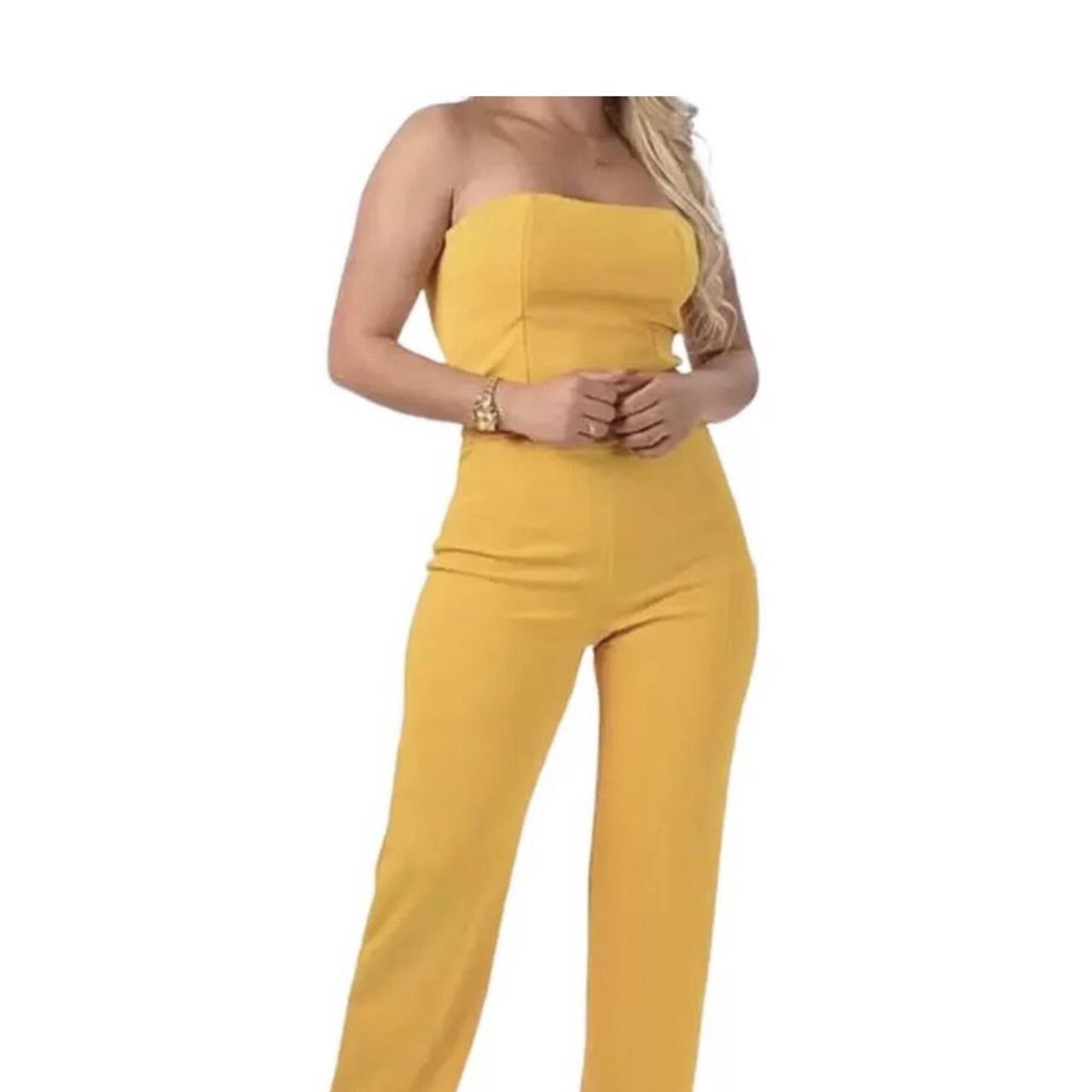 Enterizo amarillo new arrivals