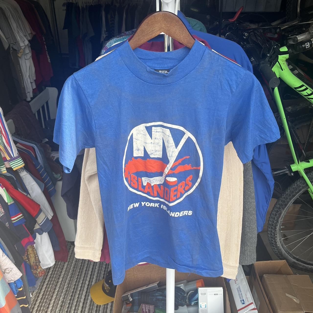 🏒Vintage New York Islanders Tee🥅 Soft Casual blue - Depop