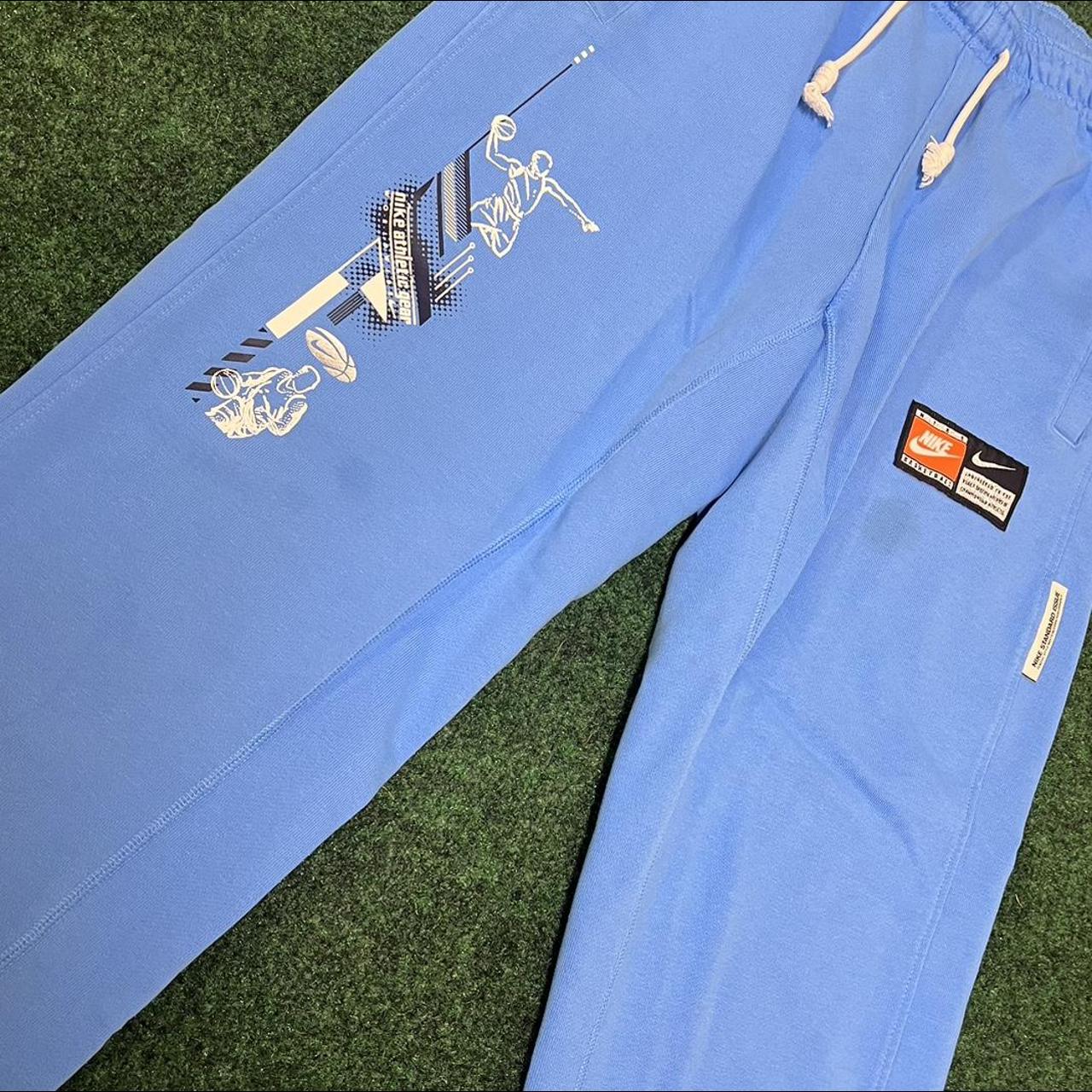 double nike check joggers