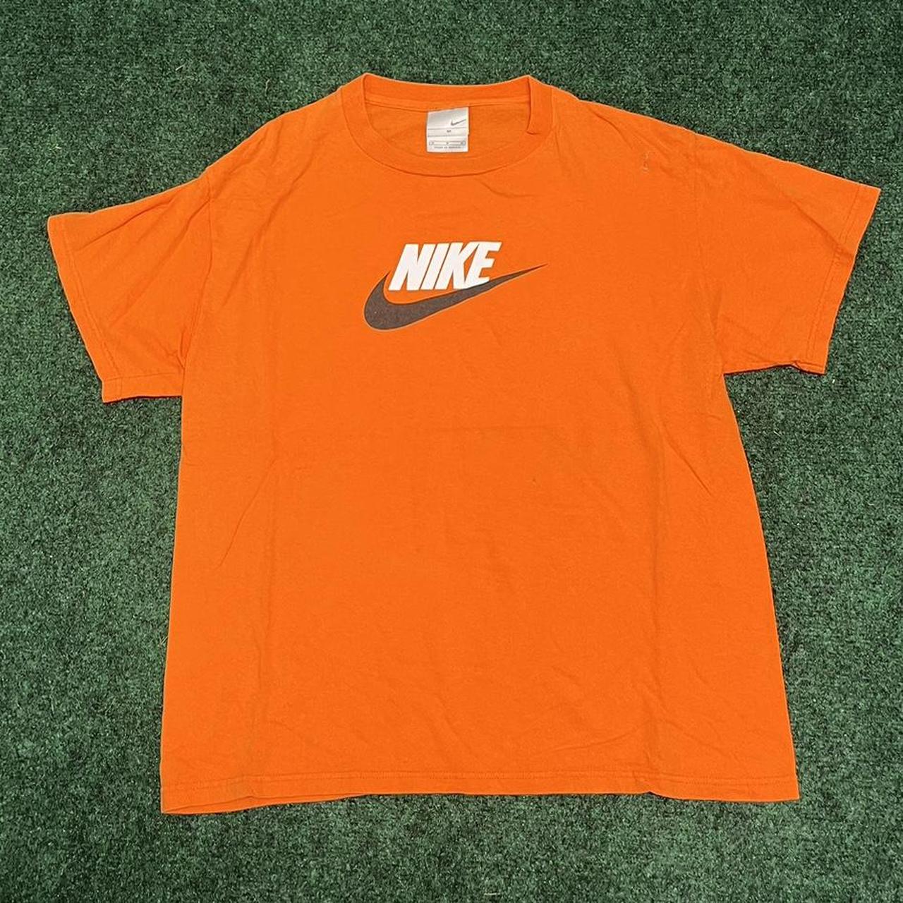 Vintage Retro Nike Checkmark Y2K Graphic T-Shirt.... - Depop