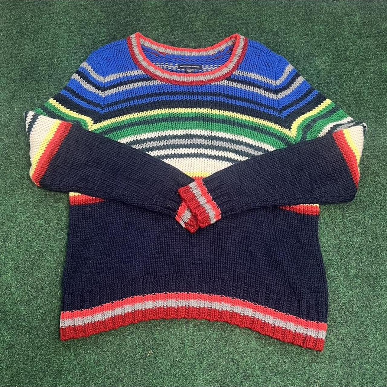 Vintage American Eagle Knitted Sweater. Great... - Depop