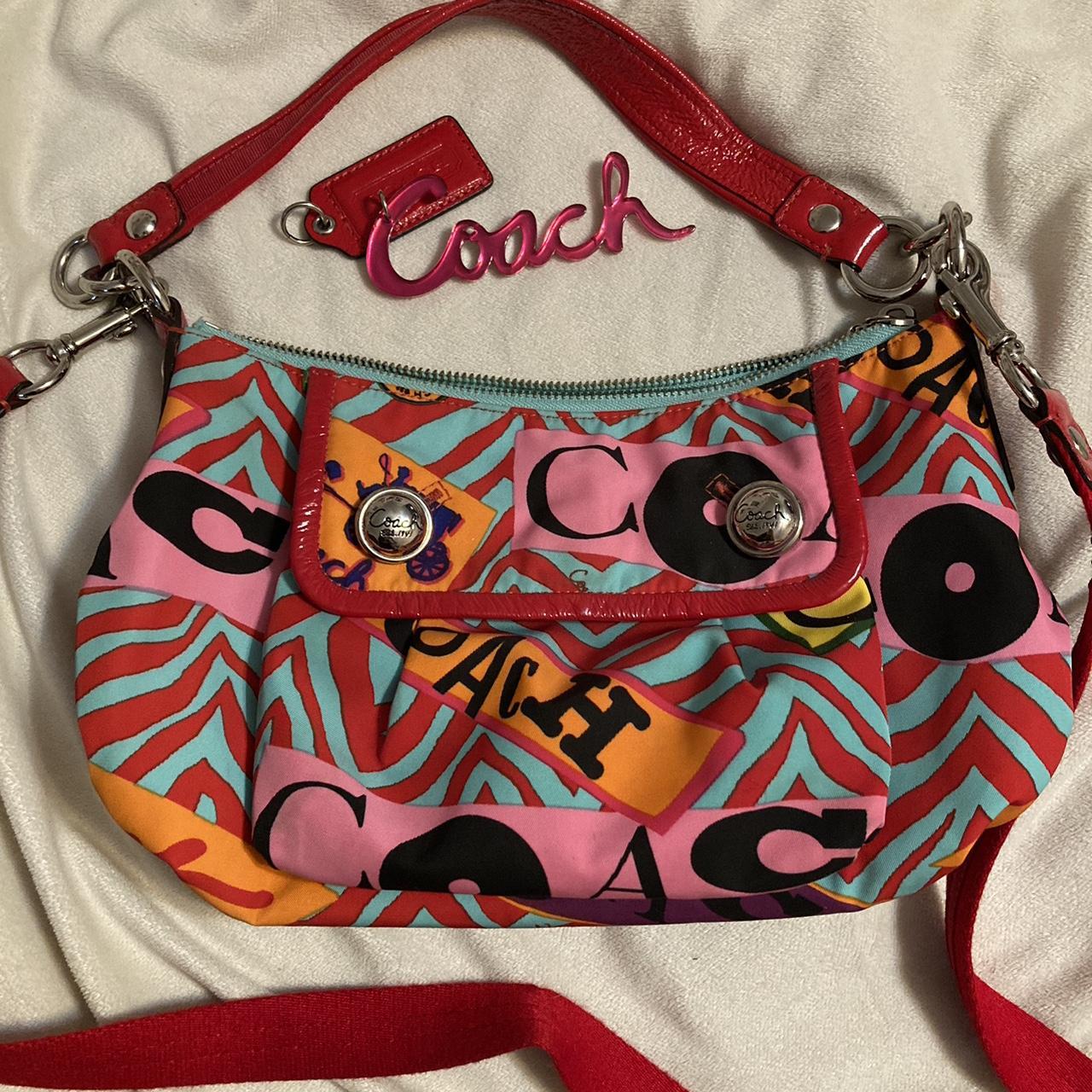 Coach Poppy Graffiti Colorful shops Crossbody