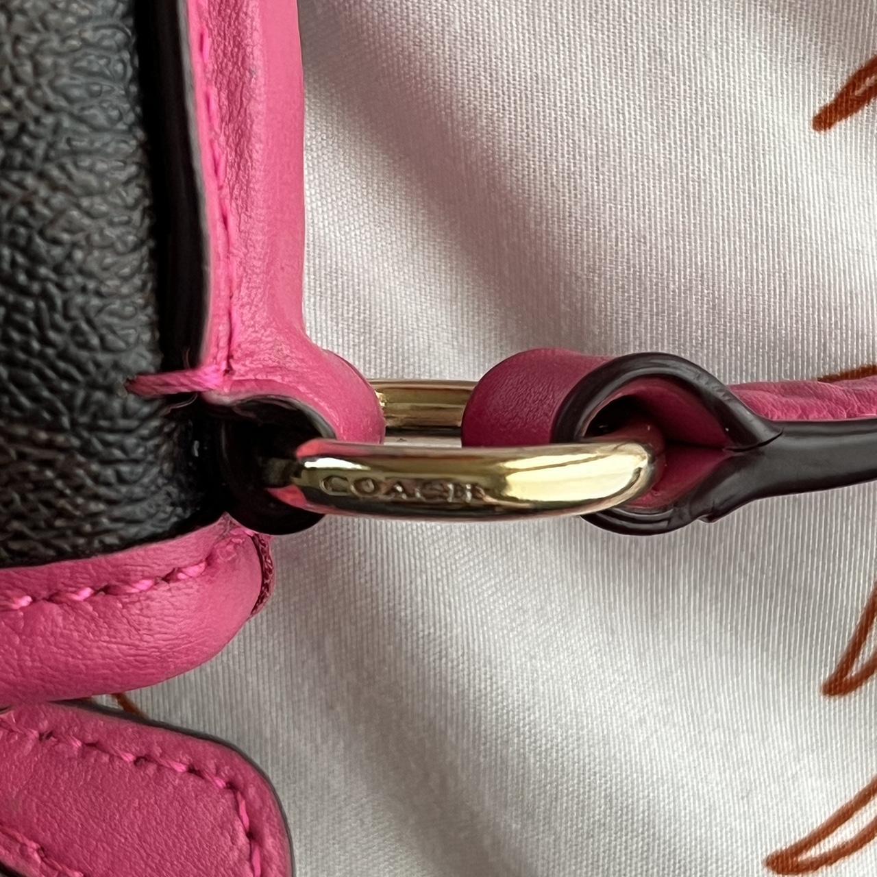 Item(s): 2005 Authentic quilted fuchsia pink Coach - Depop