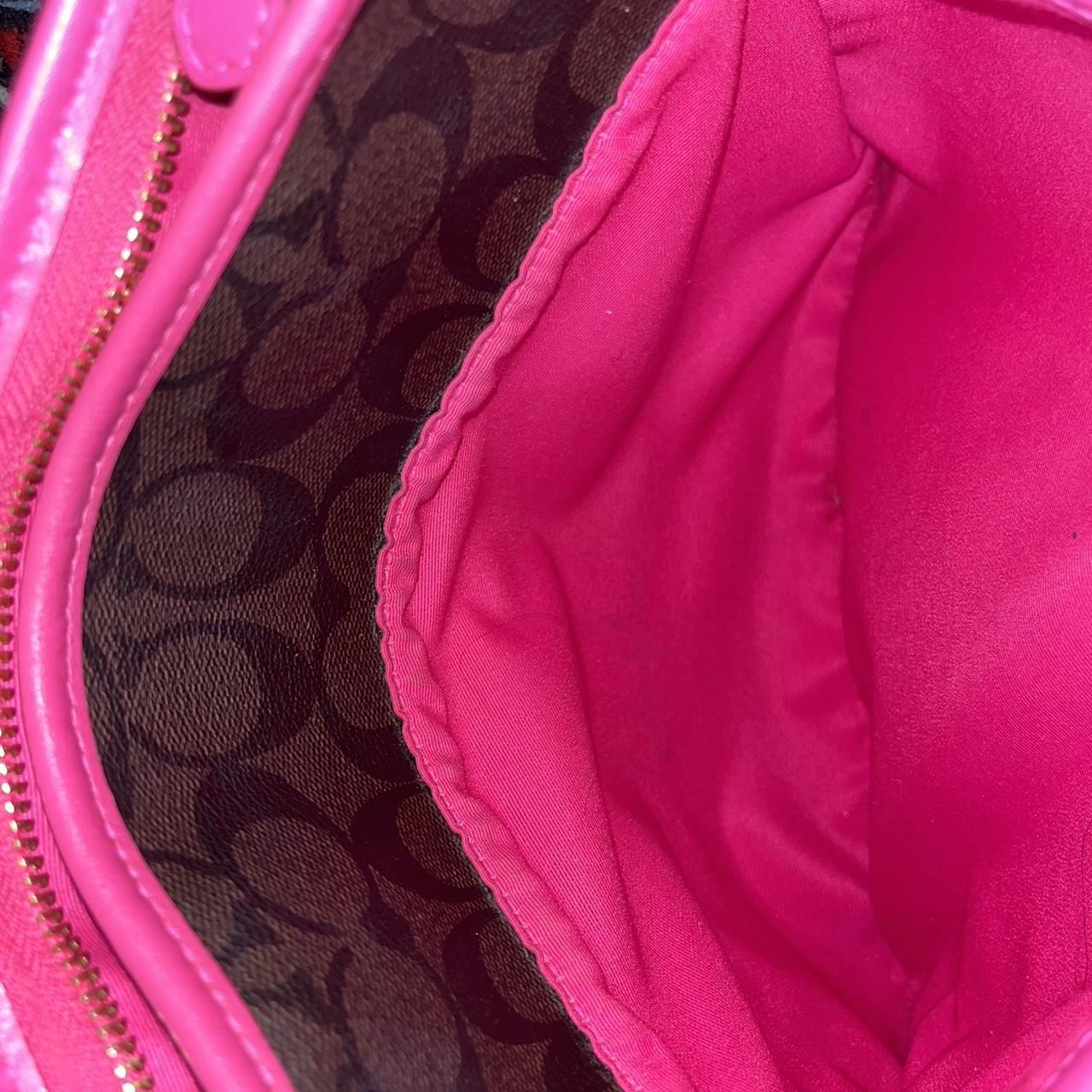 Item(s): 2005 Authentic quilted fuchsia pink Coach - Depop