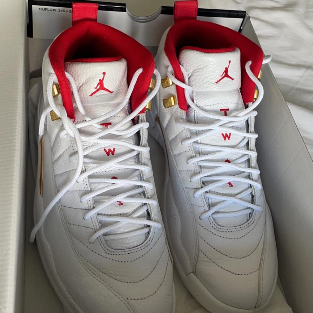 jordan 12 retro fiba men's shoe