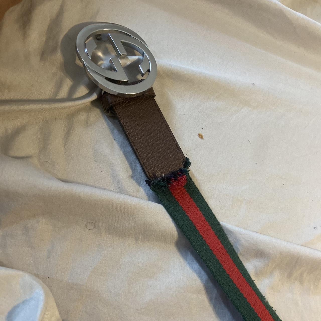 authentic gucci belt not sure the actual name - send... - Depop