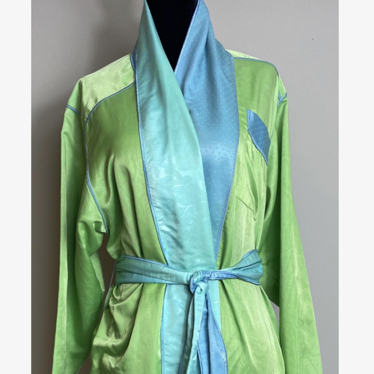 Vintage Fernando Squette Sateen Fleece outlet Robe