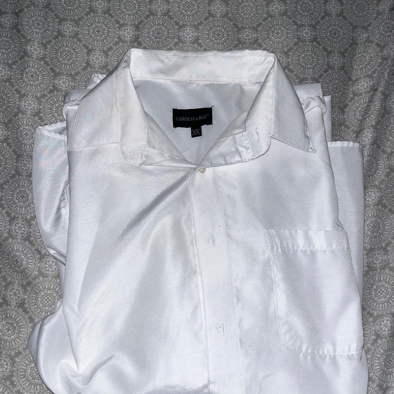 Long sleeve white shirt - Depop