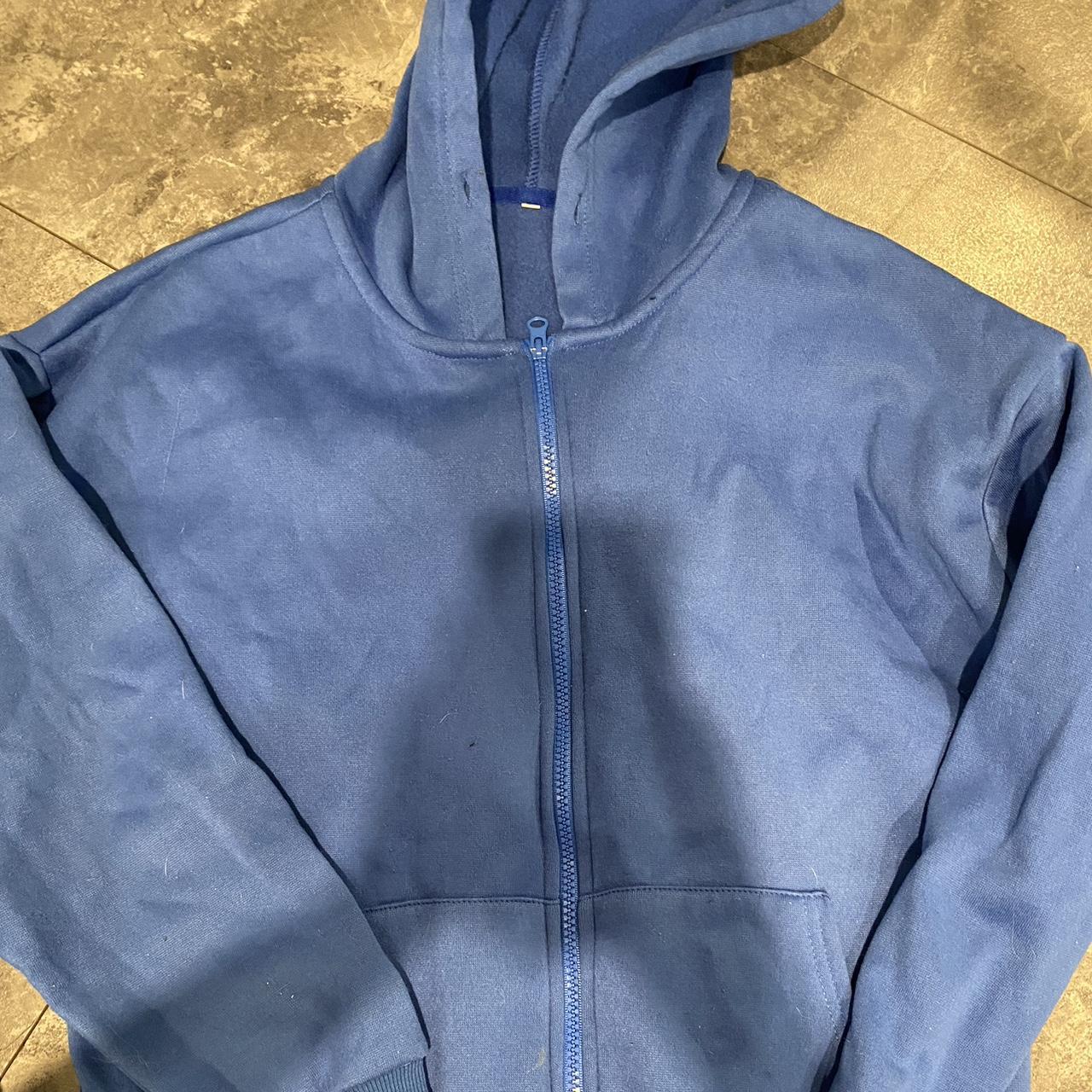 blue zip up - Depop