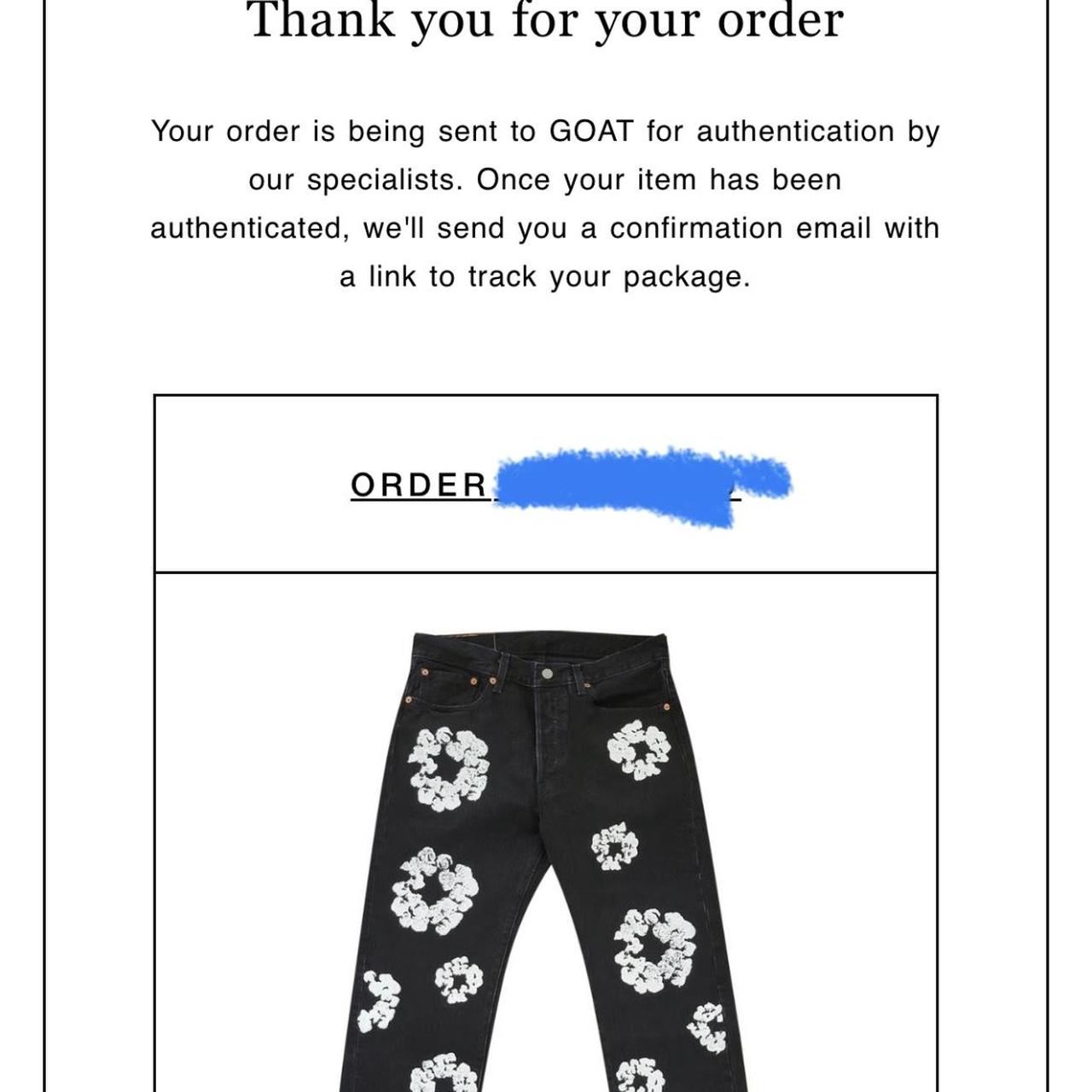 Levi’s X Denim Tears Jeans Worn Once Size 32 FITS A... Depop