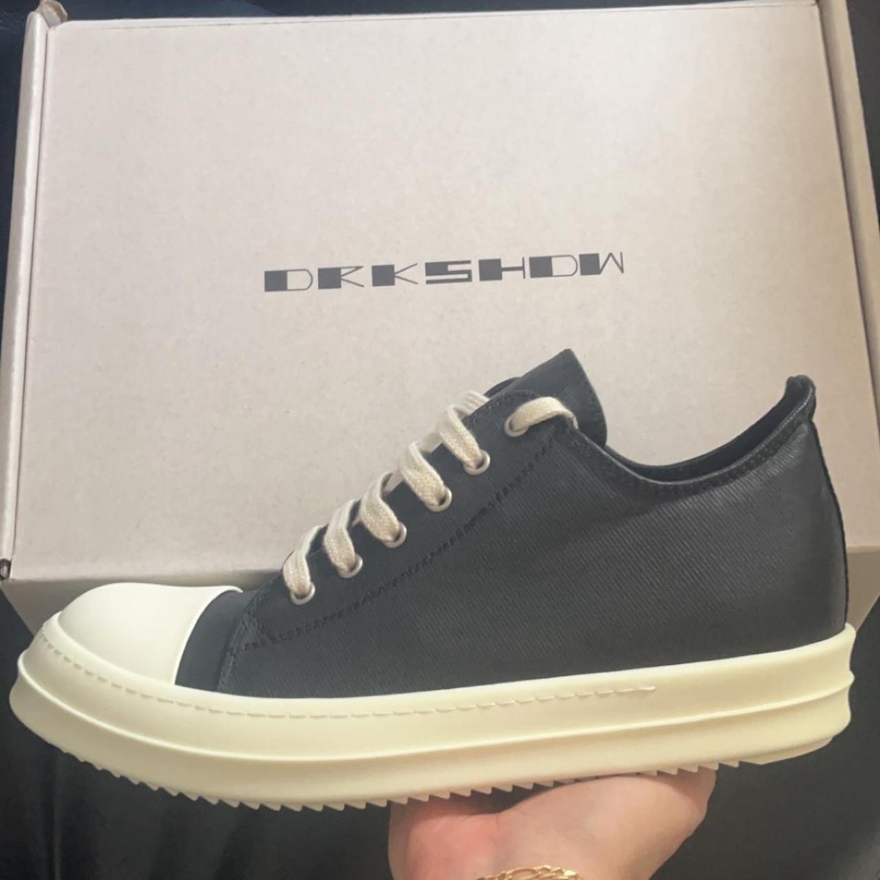 Rick Owens DRKSHDW Canvas Low Sneaker Brand New OG... - Depop