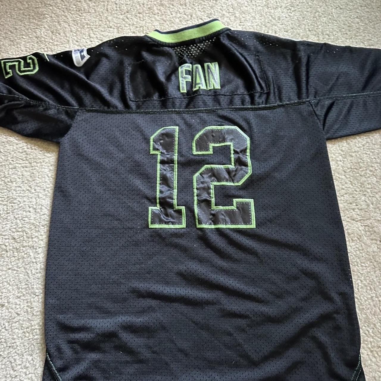 Nike Seattle Seahawks #12 Fan Lights Out Black Elite - Depop