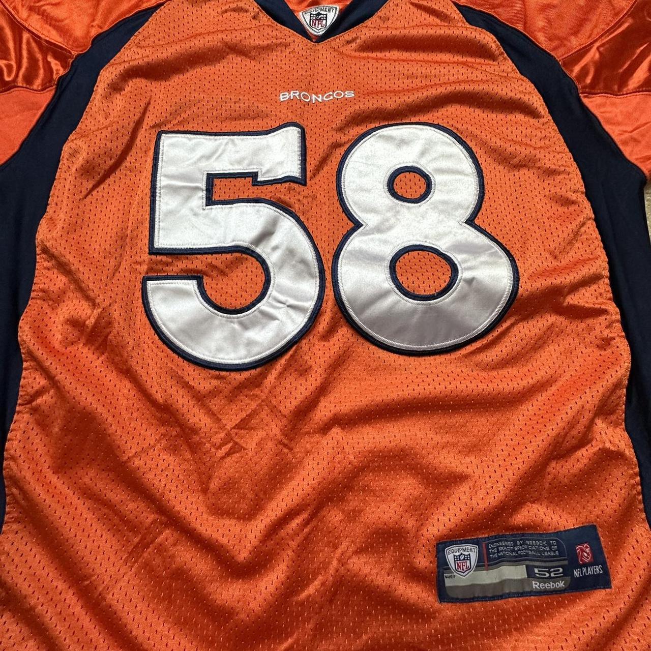 Reebok Football Jersey Youth M Blue Denver Broncos - Depop