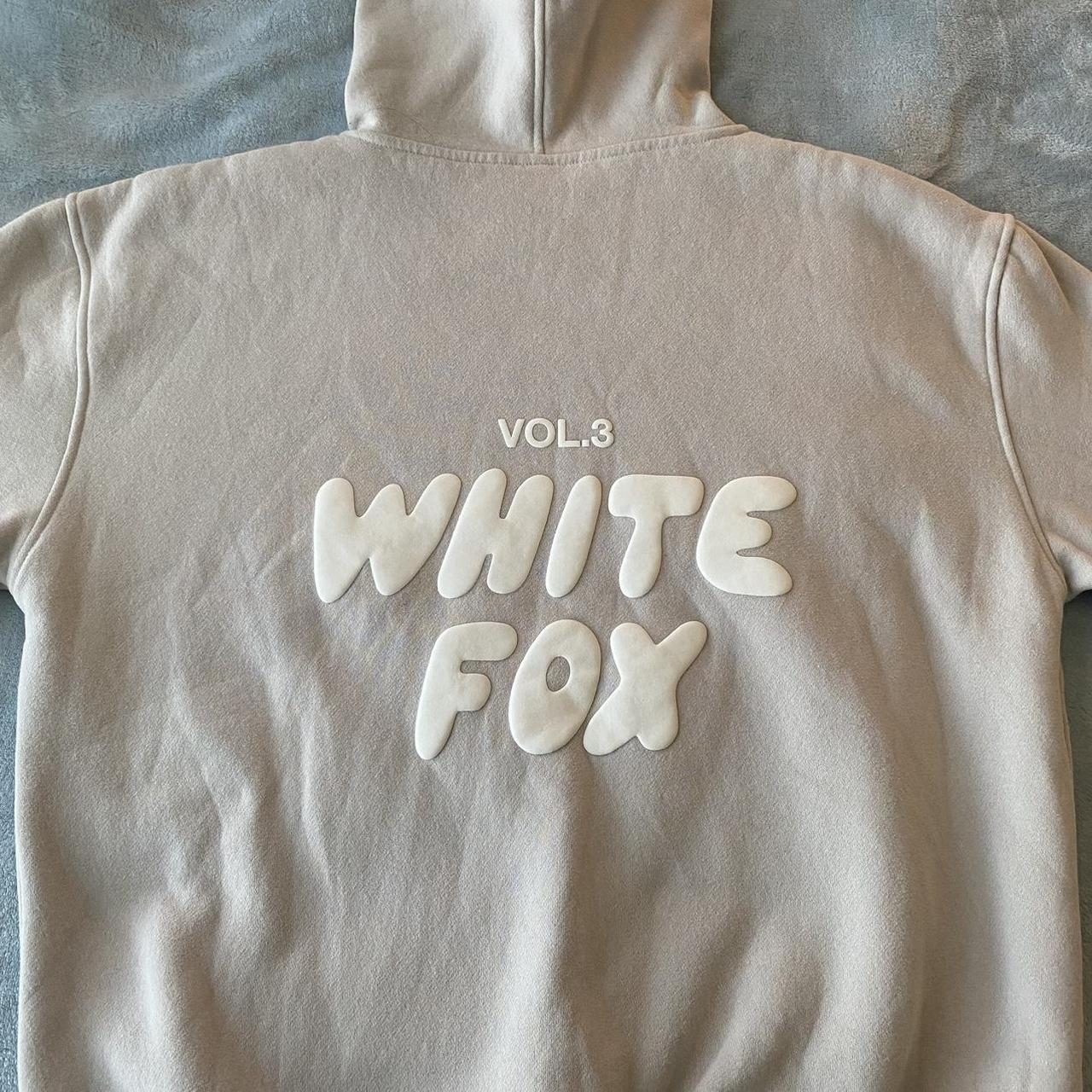 white fox hoodie - offstage hoodie in moon size... - Depop