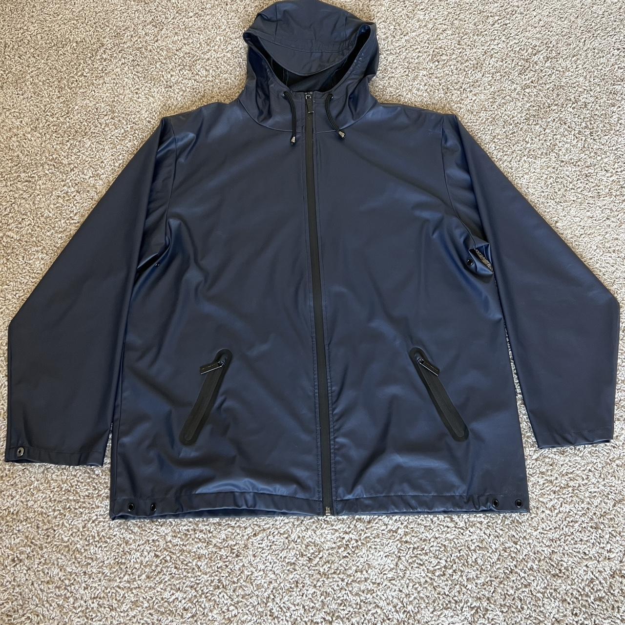 Rains brand waterproof jacket size L/XL Has a few... Depop