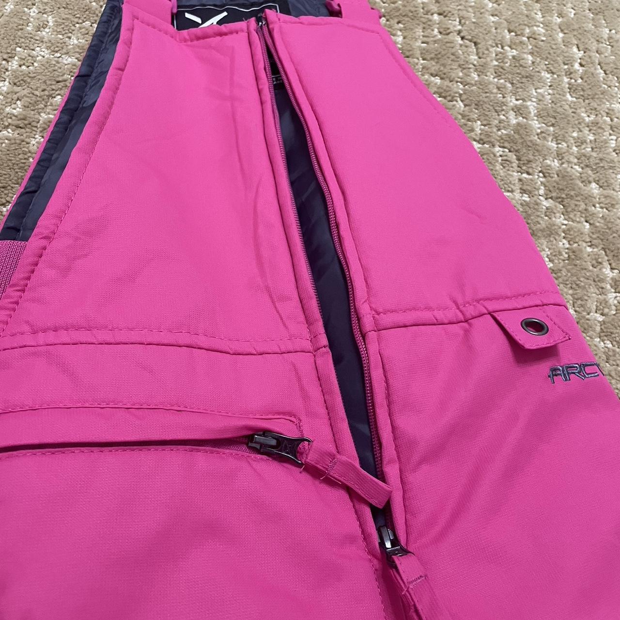 Hot pink ski snow pants from artix -cute and... - Depop