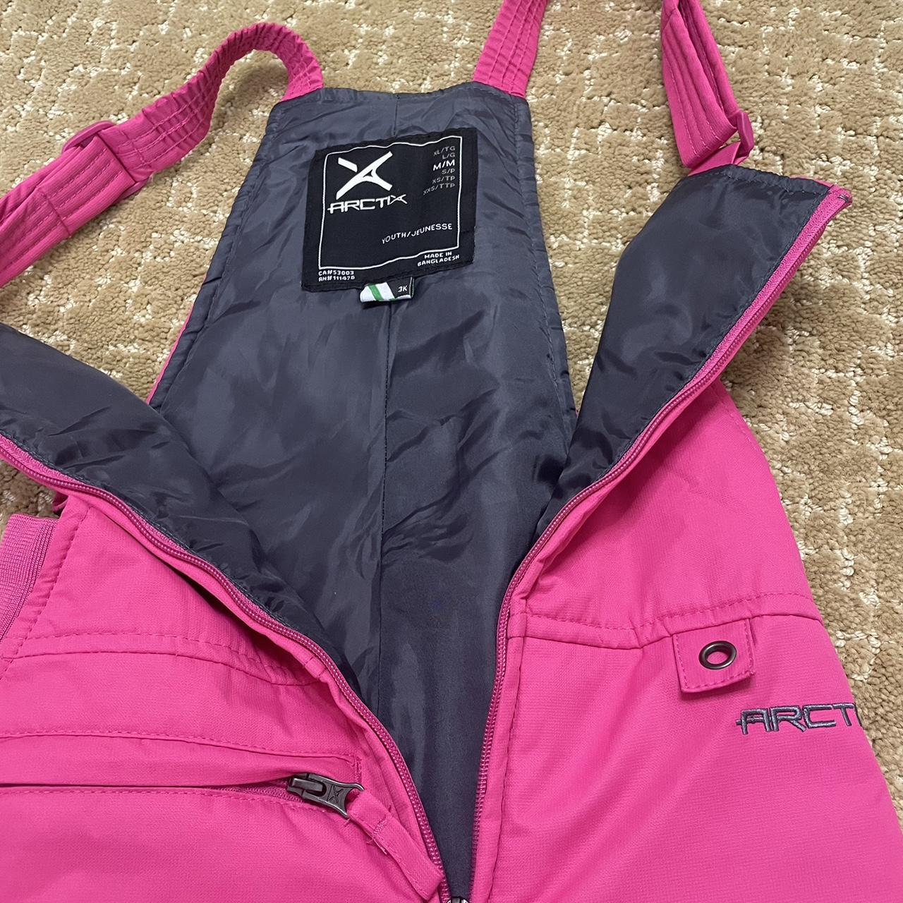 Hot pink ski snow pants from artix -cute and... - Depop