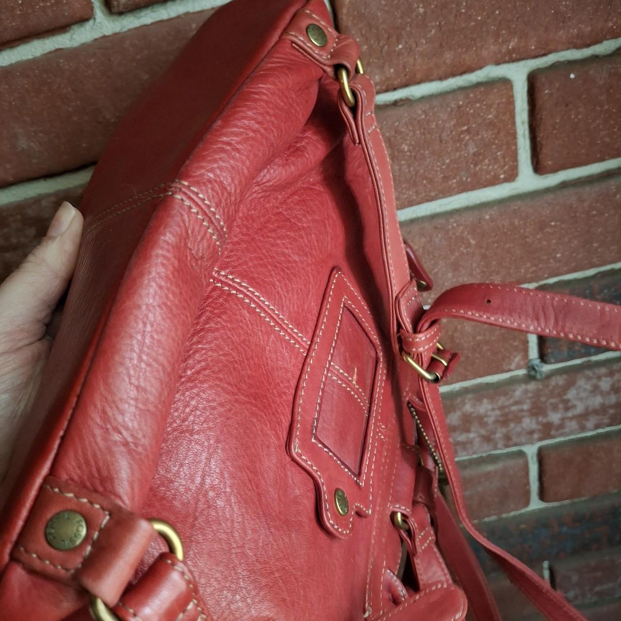 Fossil Women's Bag - Red – Fossil backpack red co… - image 7