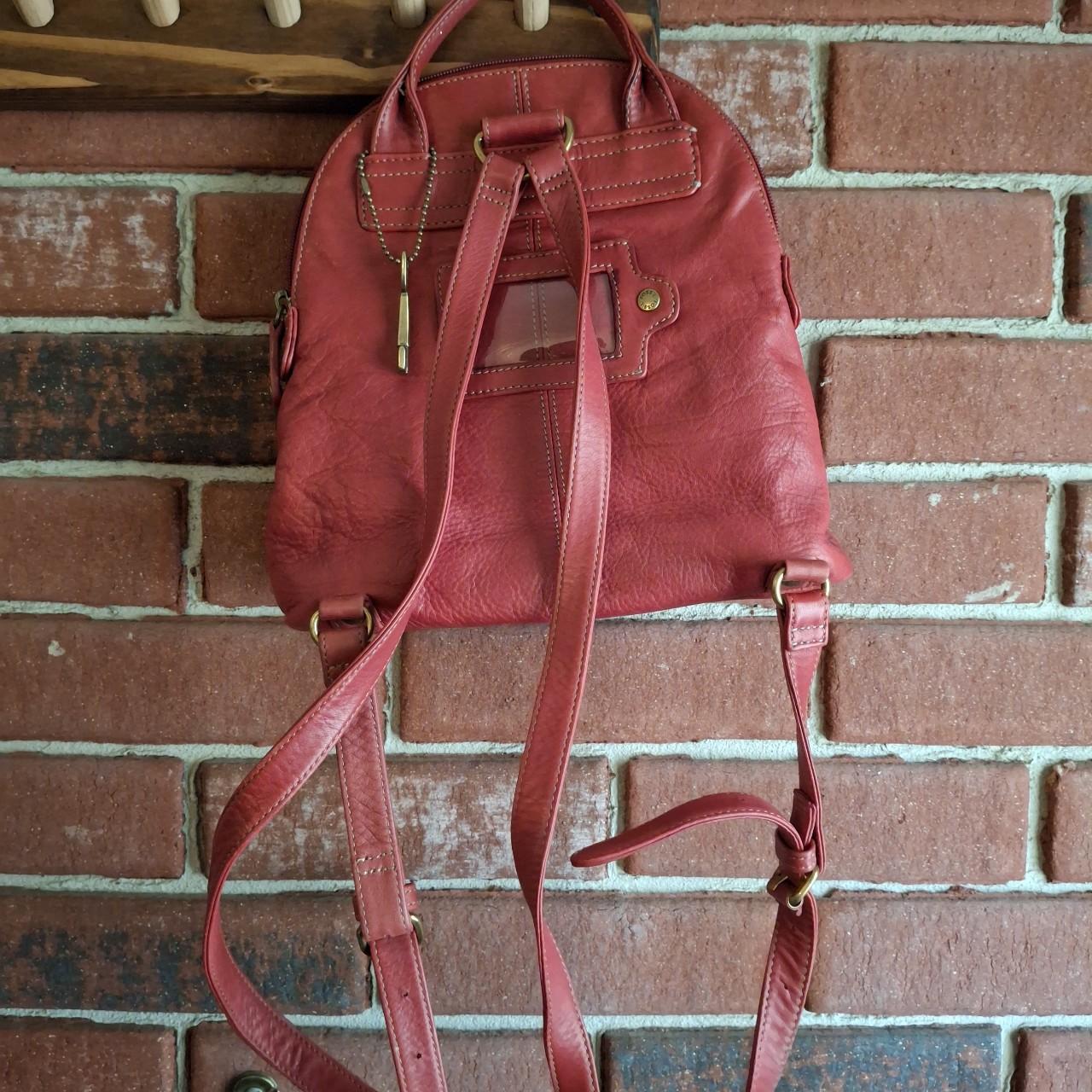Fossil Women's Bag - Red – Fossil backpack red co… - image 2