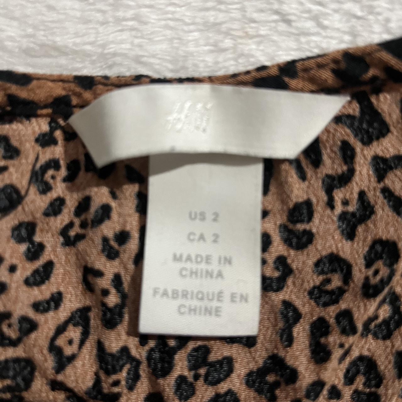 H&M leopard print tank top - Depop