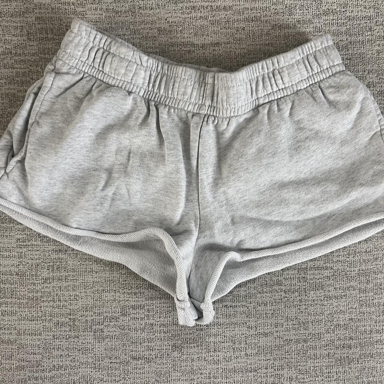 Garage Size S Grey Sweat Shorts - Depop