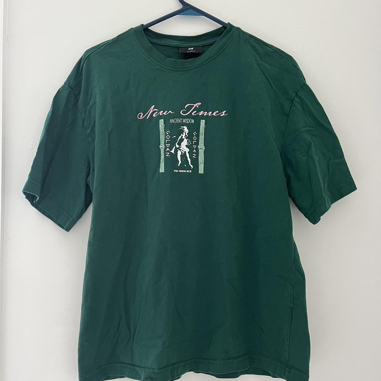 H&M Men's Green T-shirt