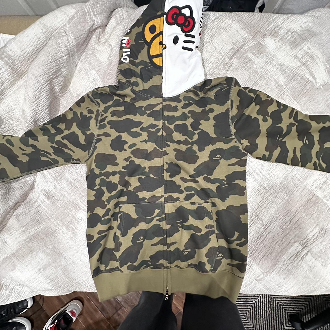 Hello kitty bape discount hoodie