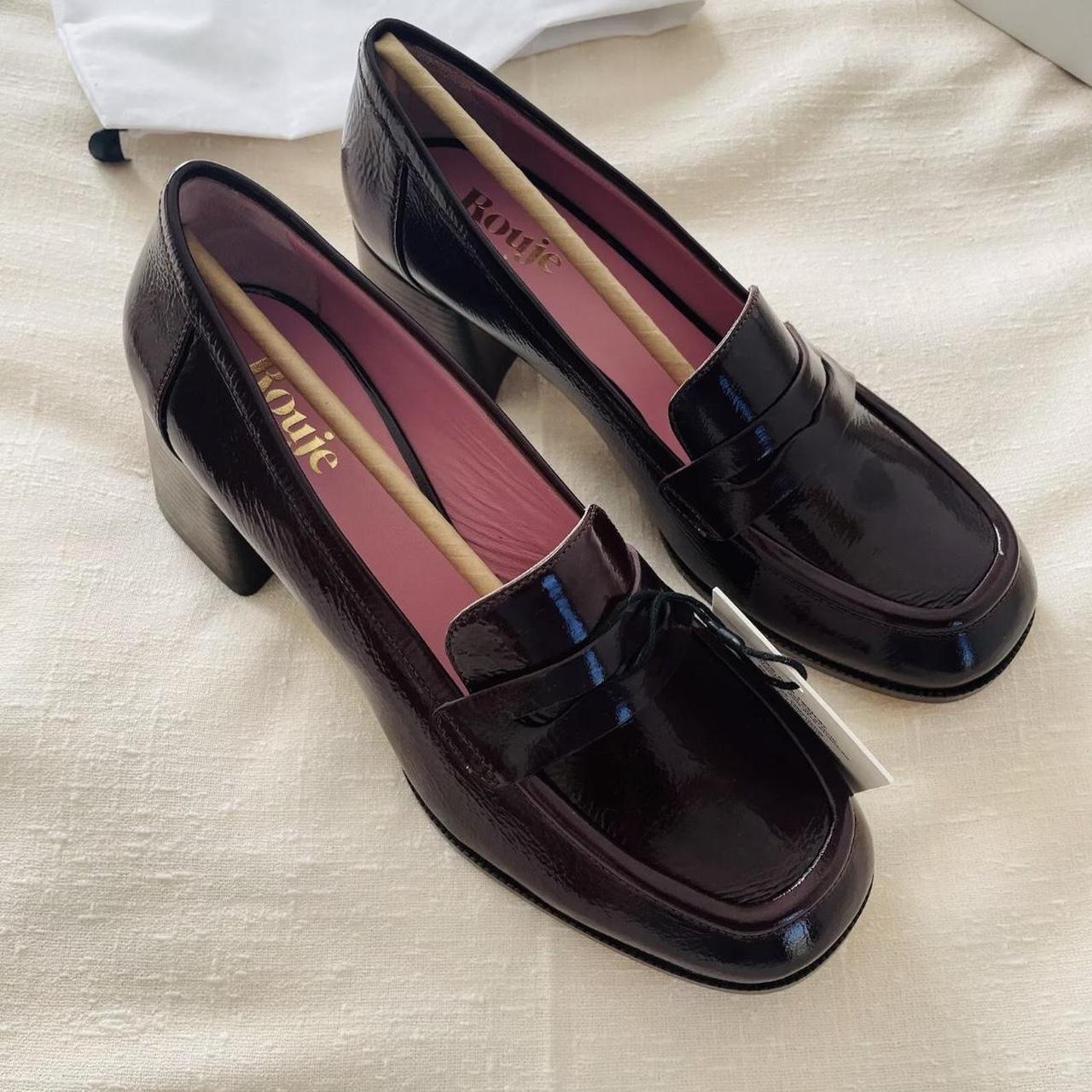 Rouje Paris burgundy block heel loafers 📓🏸 These... - Depop