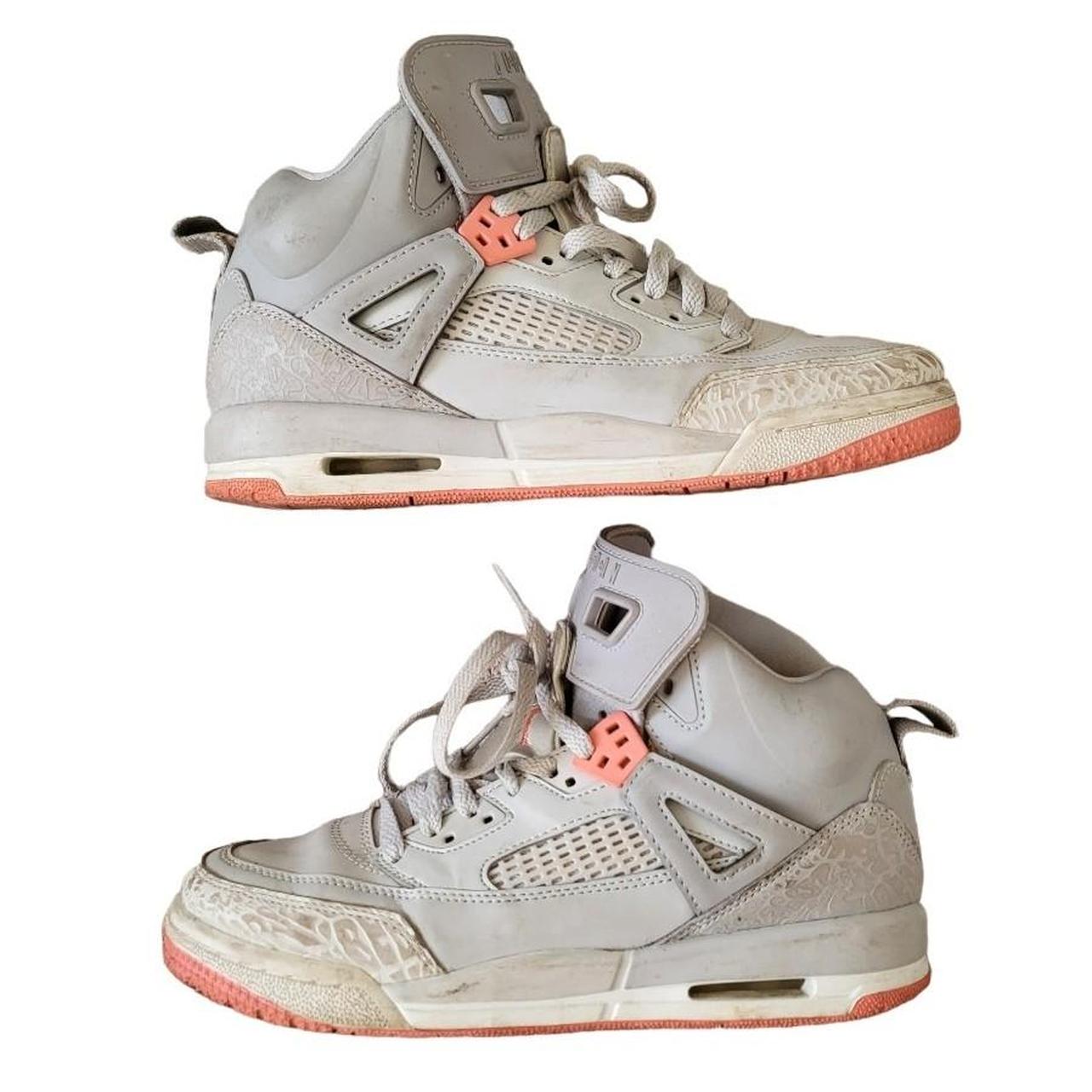womens grey and pink jordans