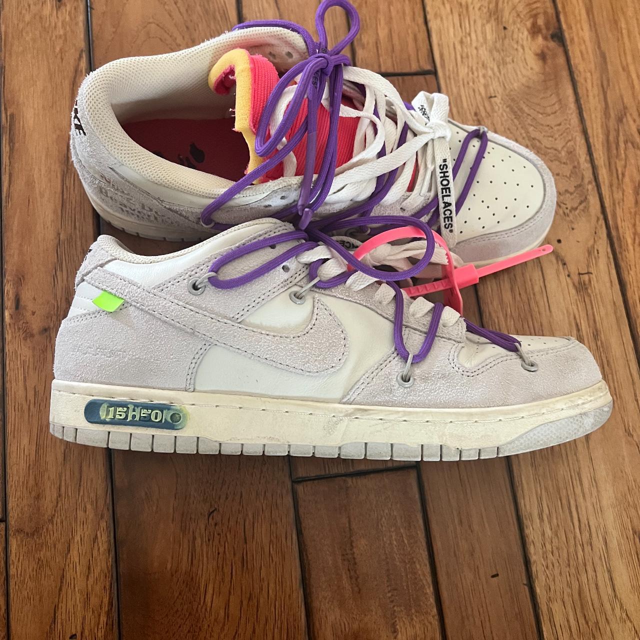 Nike Off White Dunks Lot 5 of 50 Size 9.5 new - Depop