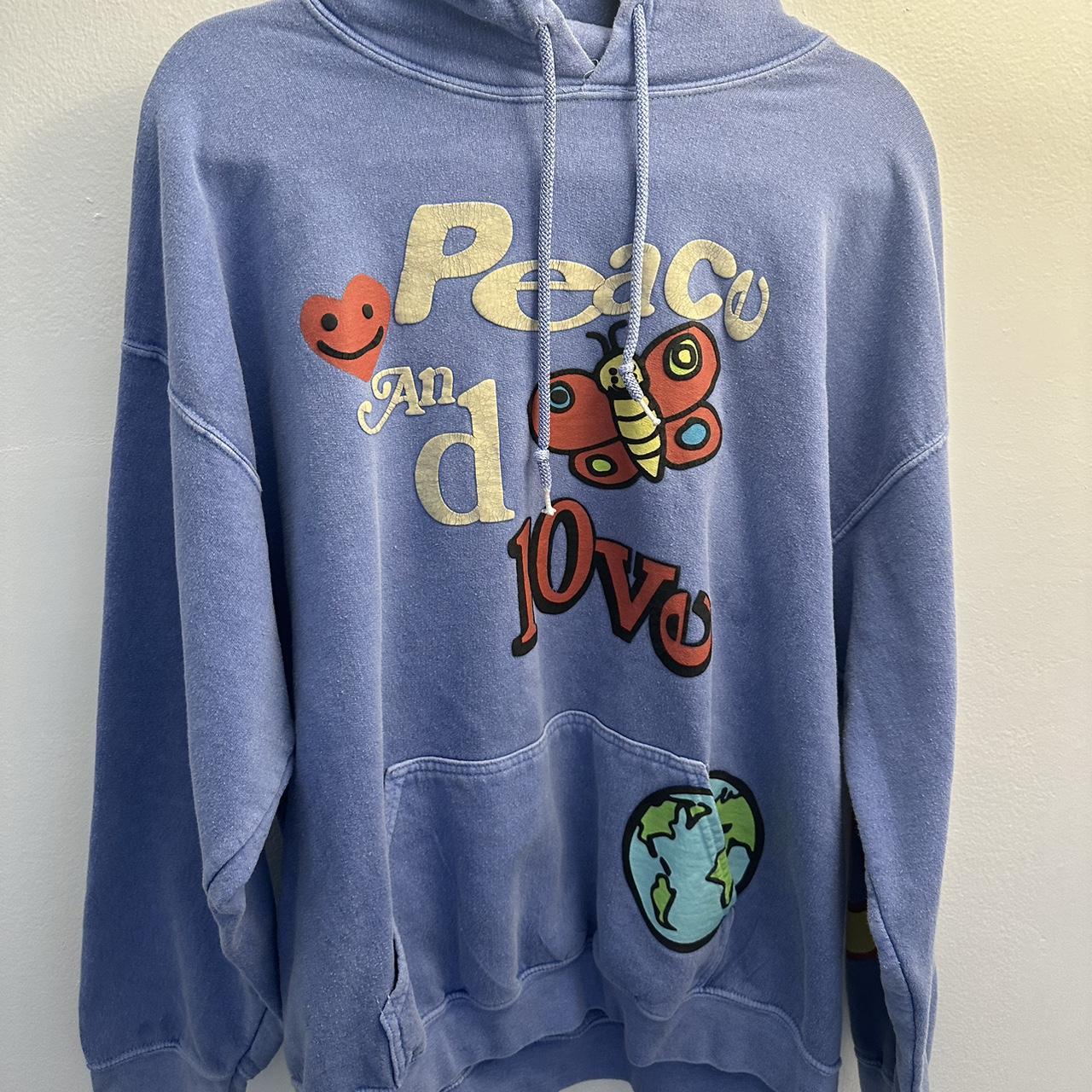 pacsun peace and love hoodie size L fits oversized