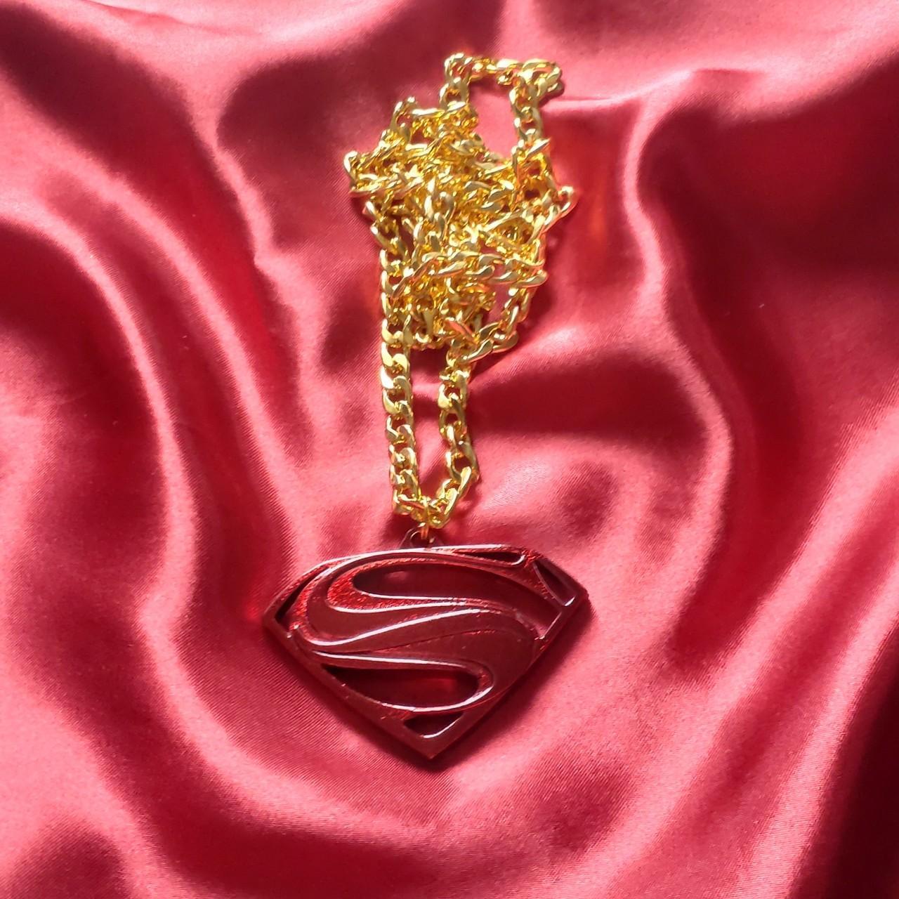 Superman shops chain+pendant