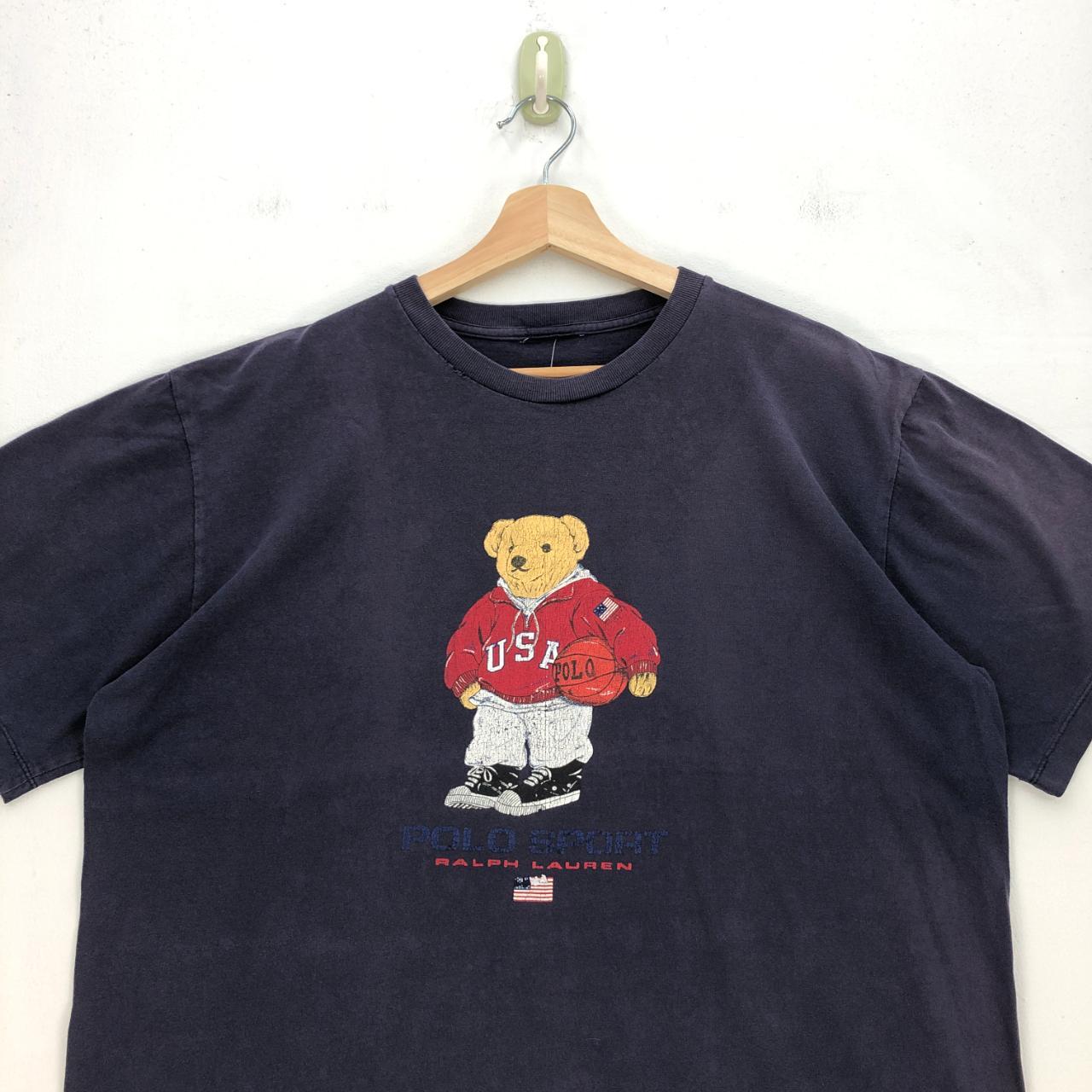 Vintage Polo Ralph Lauren T Shirt Vintage Polo Bear... - Depop