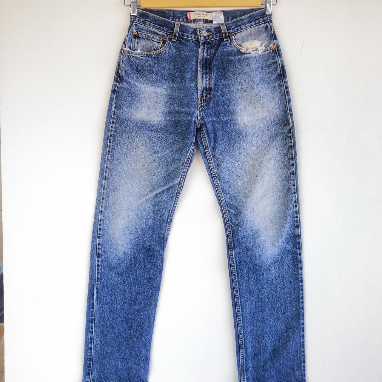 Vintage Levis 505 Jeans Released Hem Levis 505... - Depop