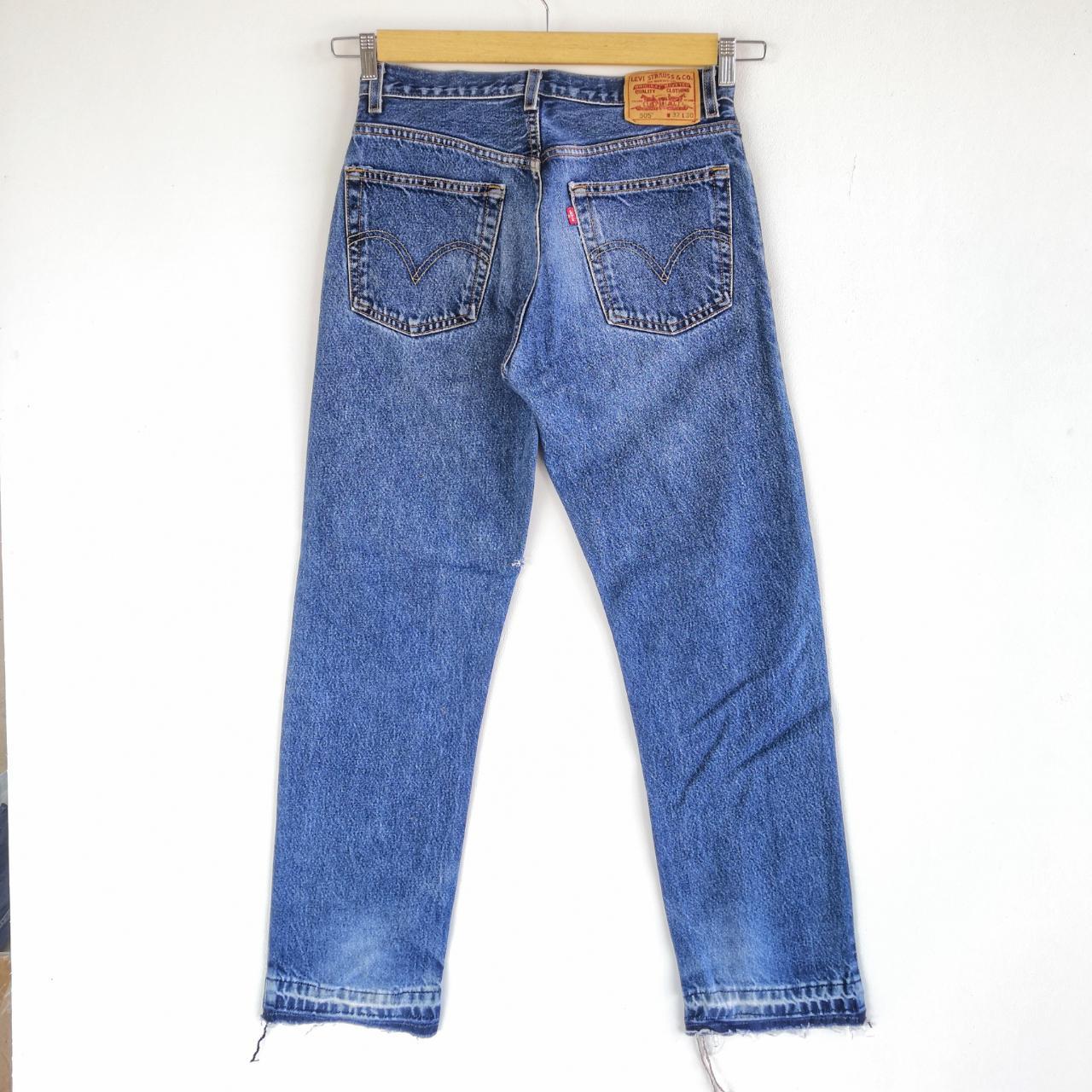 Vintage Levis 505 Jeans Released Hem Levis 505 Denim... - Depop