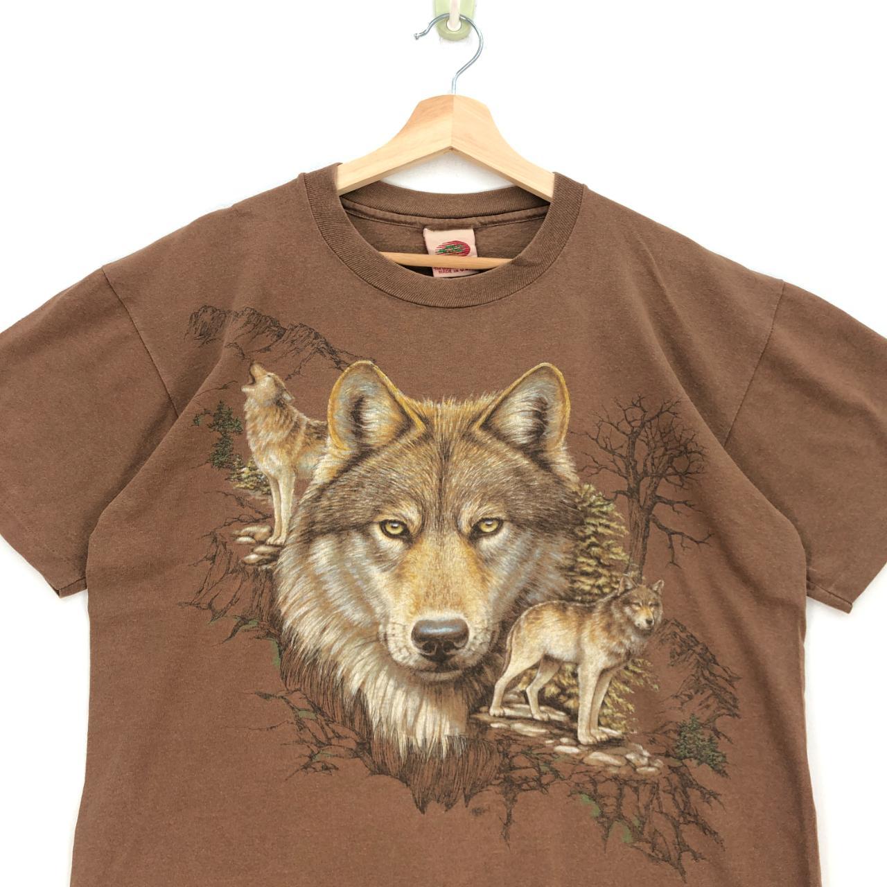 Vintage Habitats T Shirt Vintage Animal Wolf Tees |... - Depop