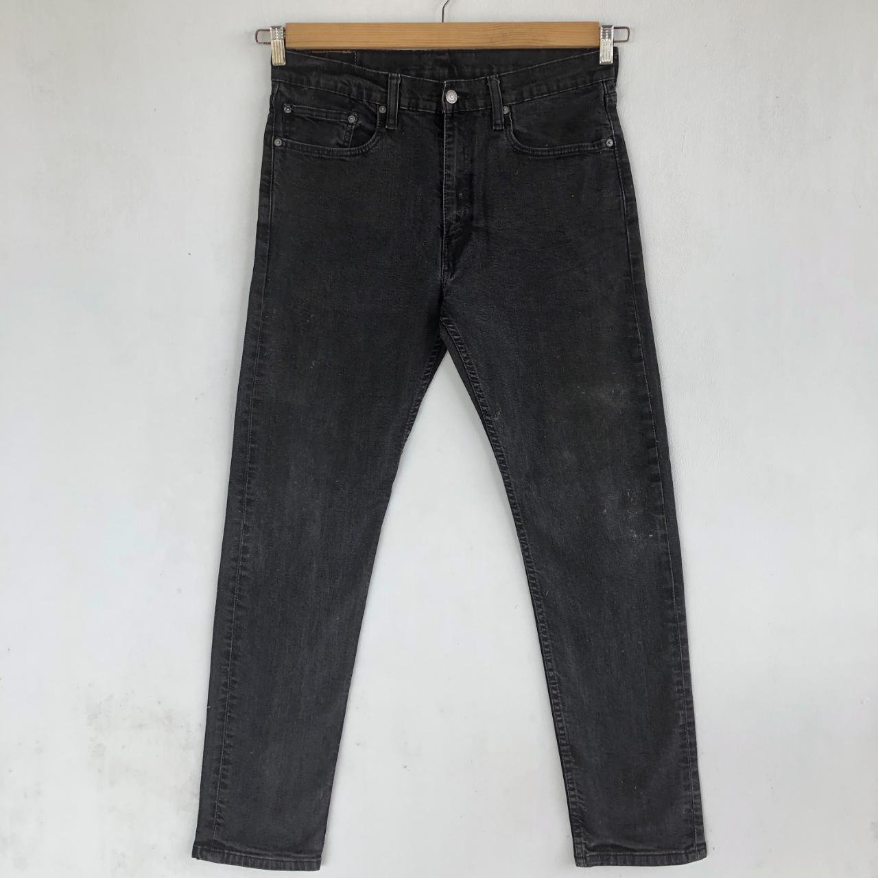 Vintage Levi's 502 Jeans Super Black Levis 502 Denim... - Depop