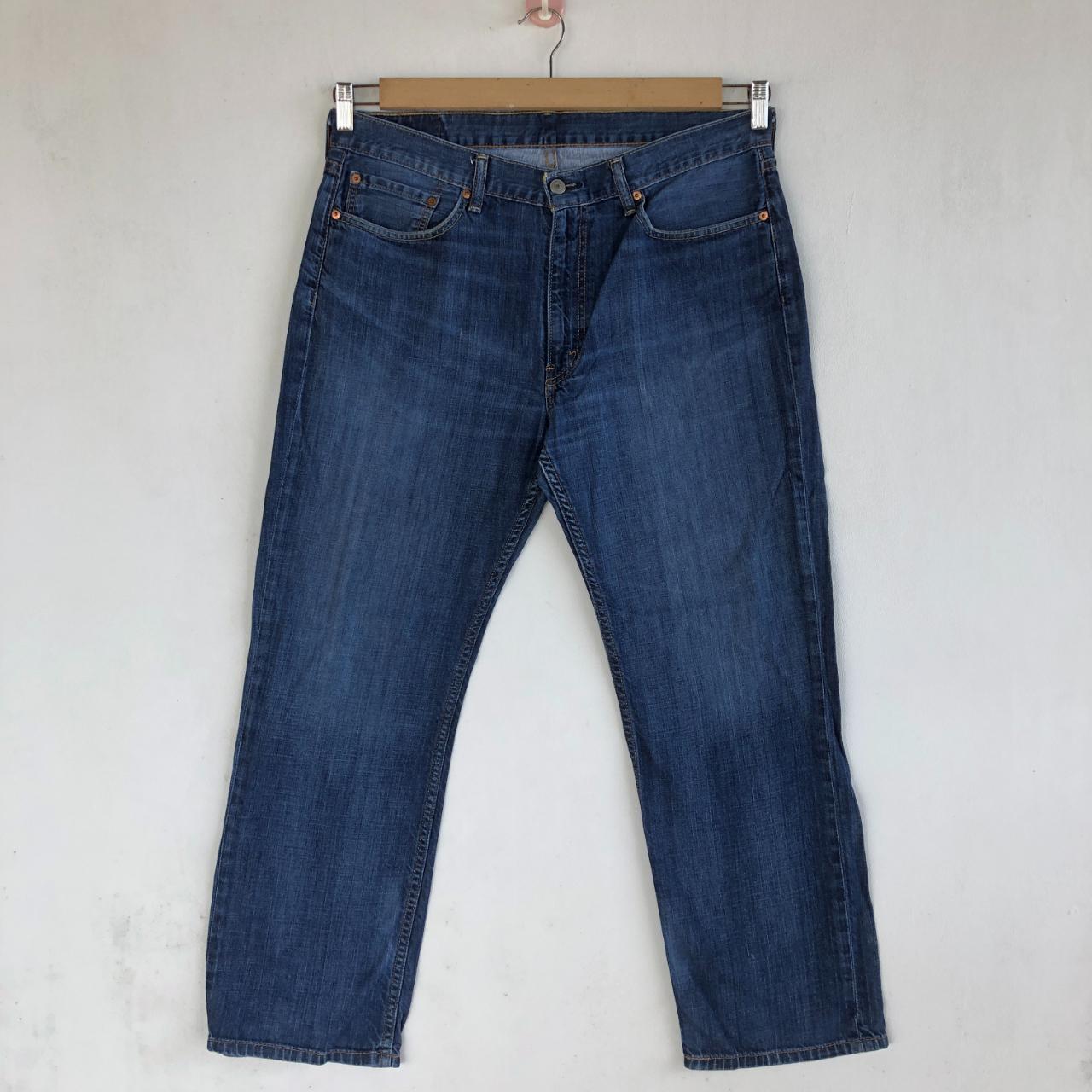 Vintage Levi's 514 Jeans Dark Blue Levis 514 Denim... - Depop