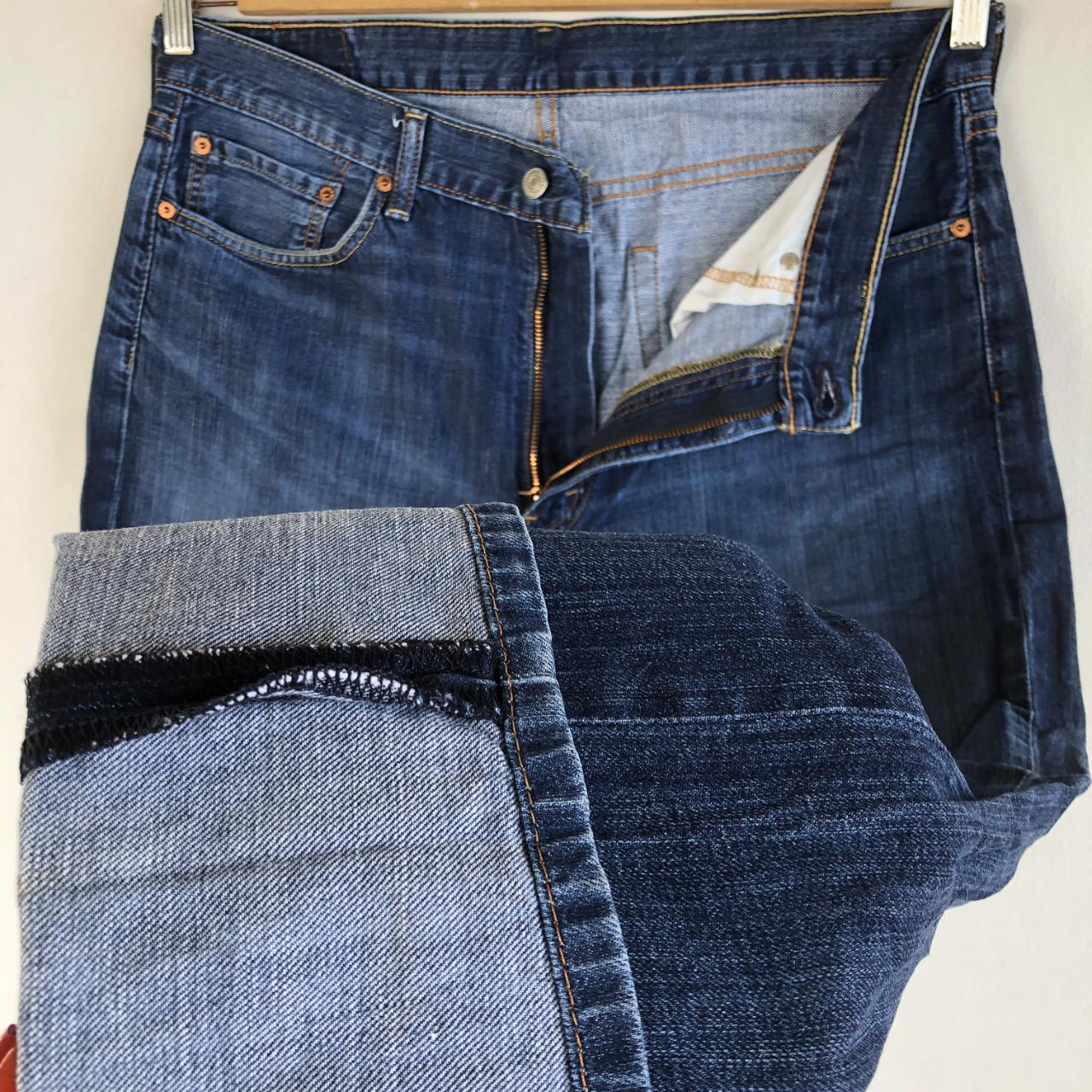 Vintage Levi's 514 Jeans Dark Blue Levis 514 Denim... - Depop