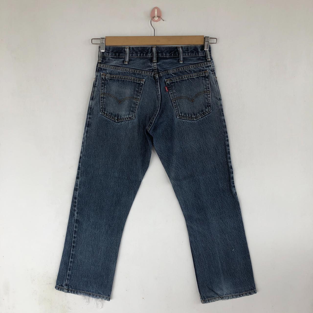 Vintage Levi's 550 Jeans Dark Blue Levis 550 Denim... - Depop