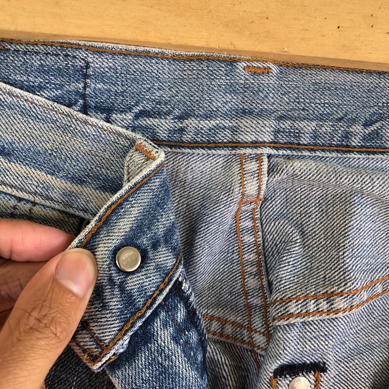 Vintage Selvedge Levi's 502 Jeans Redline Levis 502... - Depop