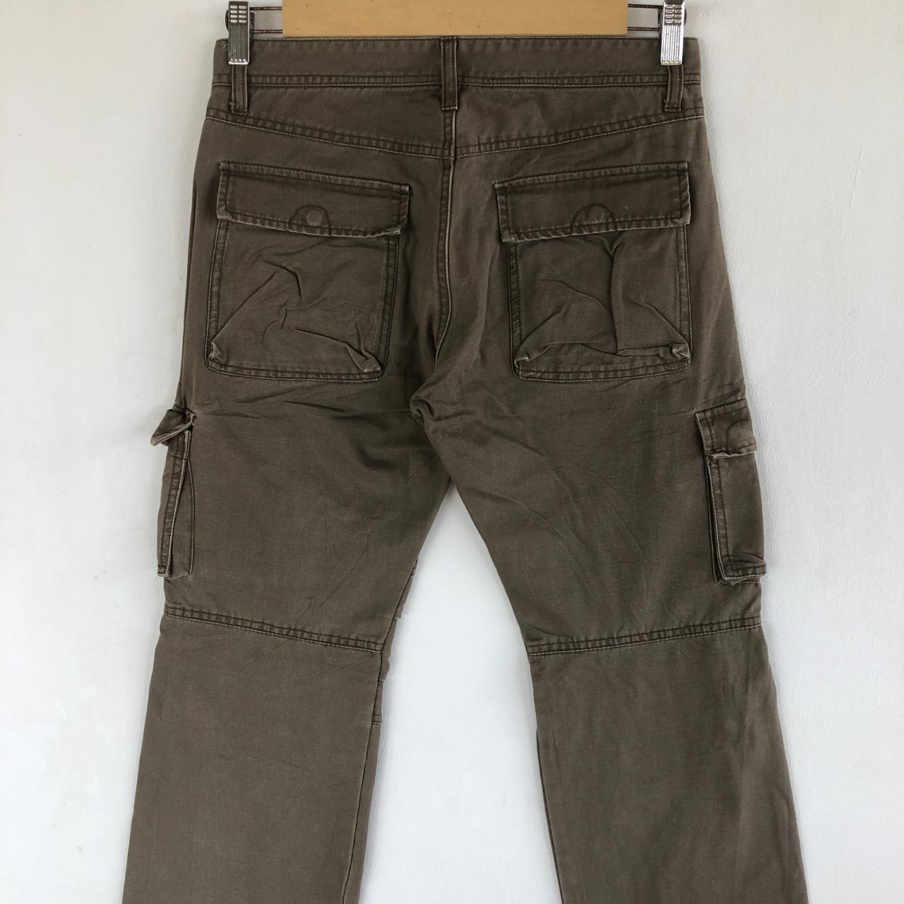 Vintage Japanese Cargo Pants Multi Pocket Pants... - Depop