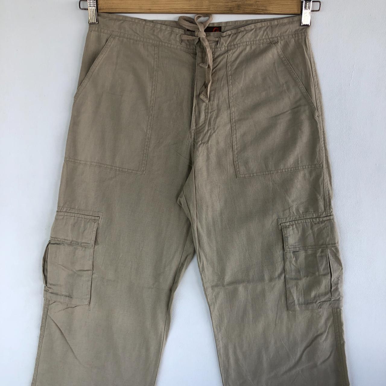 Guess Cargo Pants Fatigue Pants Multi Pocket Women's... - Depop