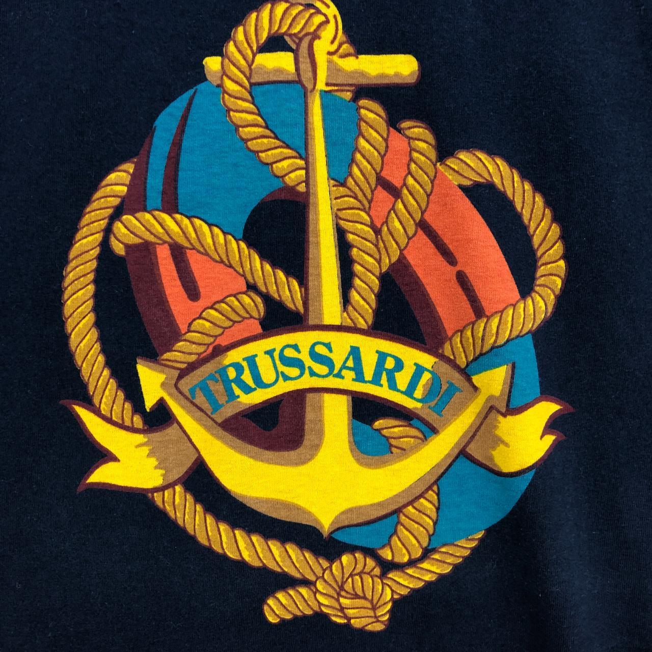 Vintage Trussardi T Shirt Trussardy Sailor Tee Tag:... - Depop