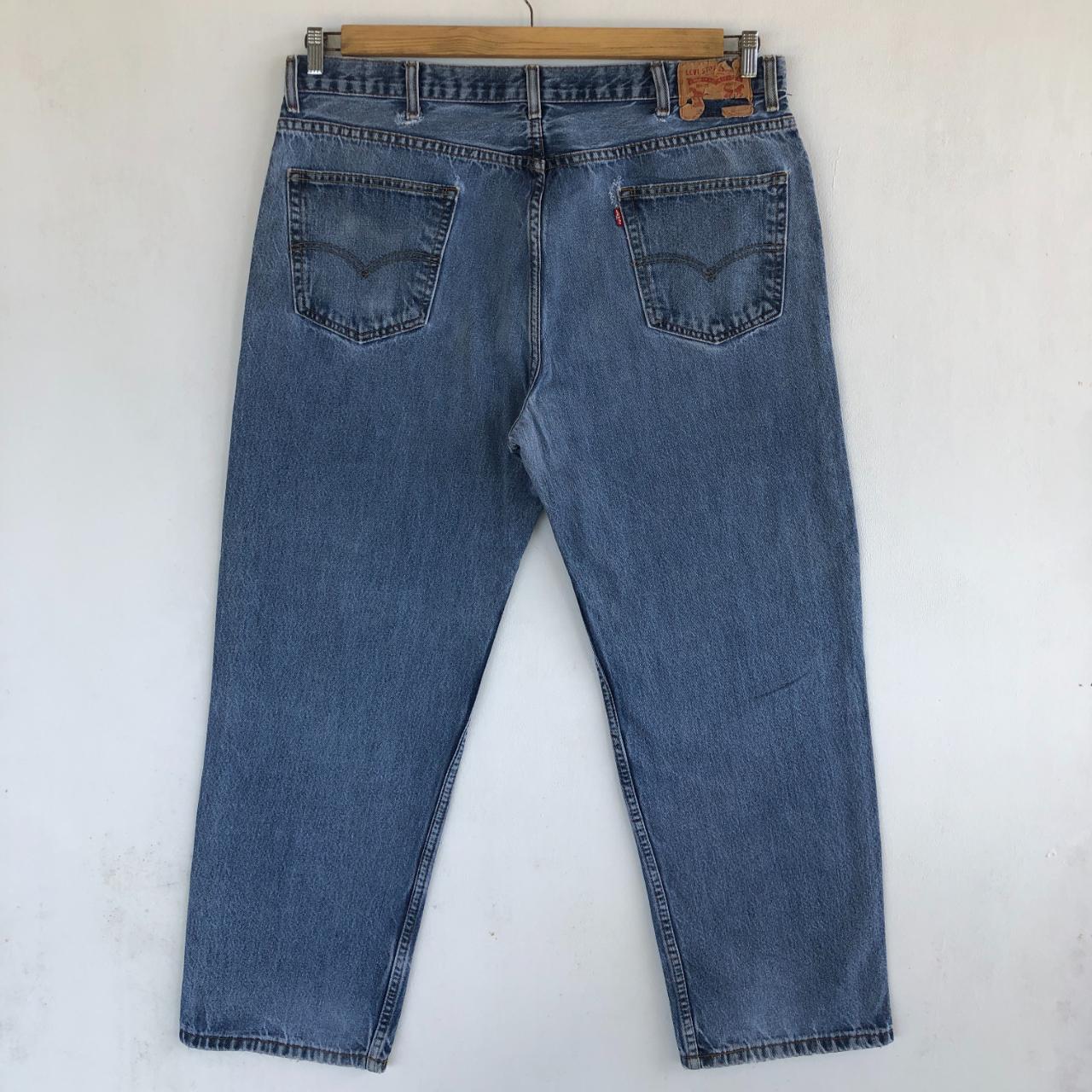 Vintage Levi's Faded Jeans Levis 550 Light Wash... - Depop