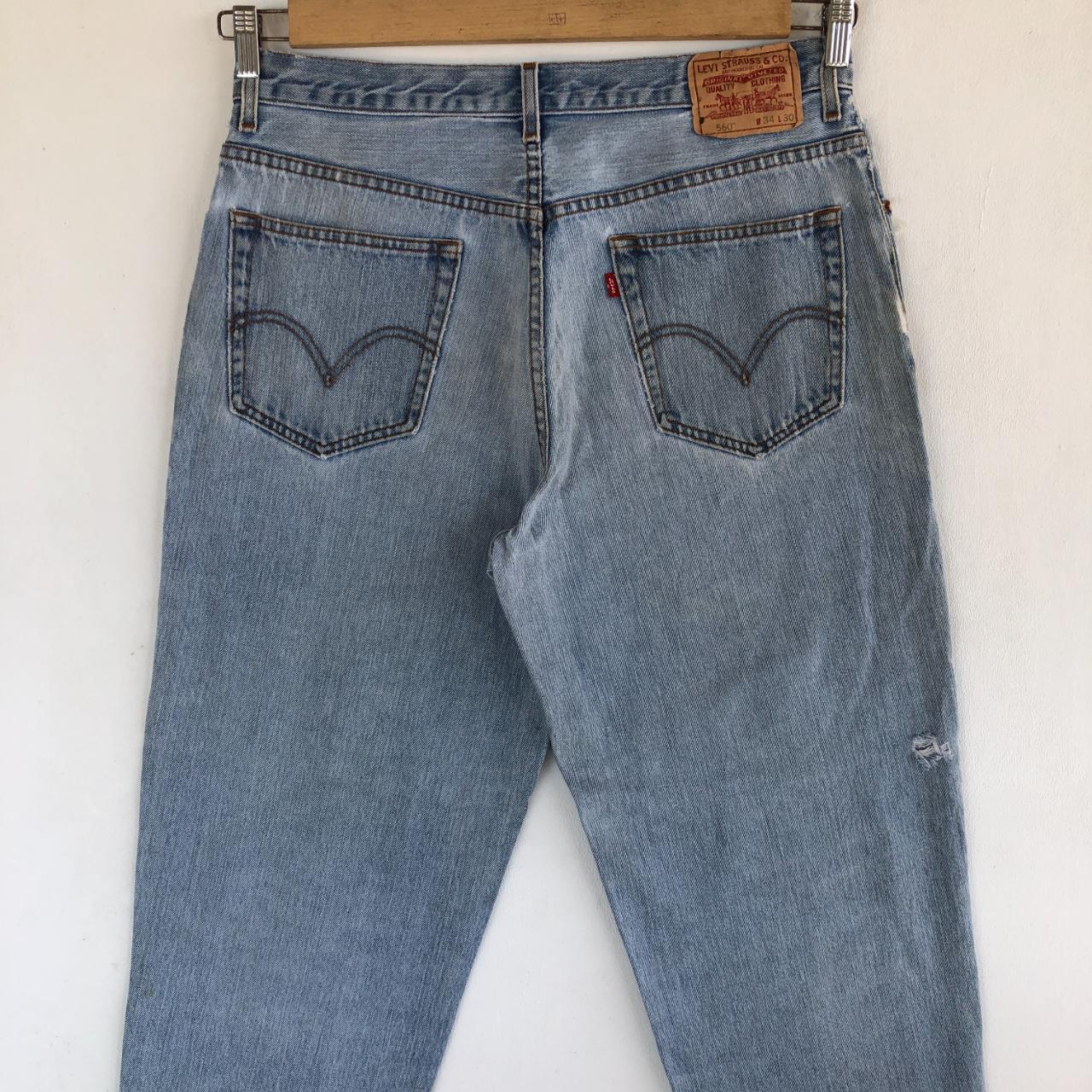 Vintage Levis Jeans Distressed Levis 560 Denim... - Depop